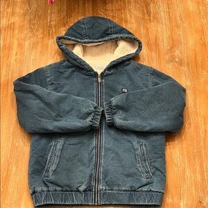 Mayoral soft denim zip up jacket - boys size 8